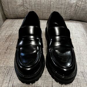 Calvin Klein Black Loafers. Size 7 Brand new worn twice.